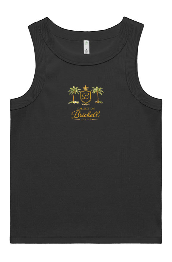 The Brickell Collection, Women's Luxury Organic Ribbed Tank